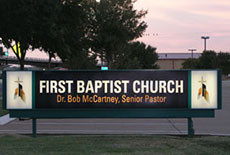 Contrasting Items Makes Construction Signs in Wichita Falls Texas Visually Dynamic